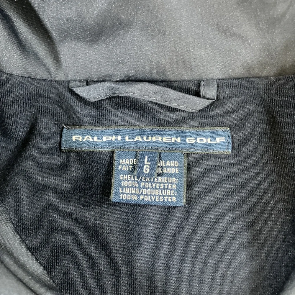 Polo Ralph Lauren Golf Navy Blue Jacket‎ Wachovia Championship Size Large
